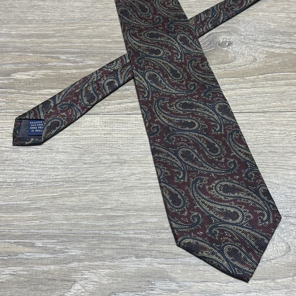 Jacob Roberts Nordstrom Handmade Luxury 100%‎ Silk 30 oz Neck Tie for Men 57"L
